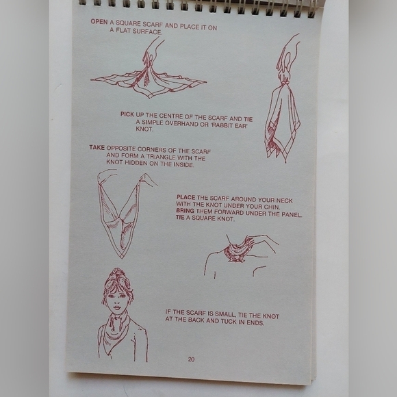 Vintage* The Magic of Scarf Fashion with the Scarf Clip: The Knaughty Look - Picture 3 of 9